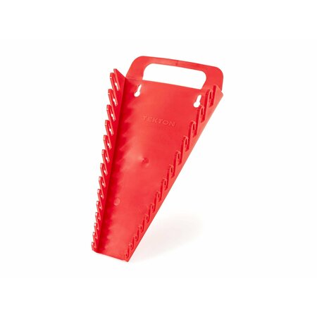 TEKTON 14-Tool Combination Wrench Holder (Red) OWP22214